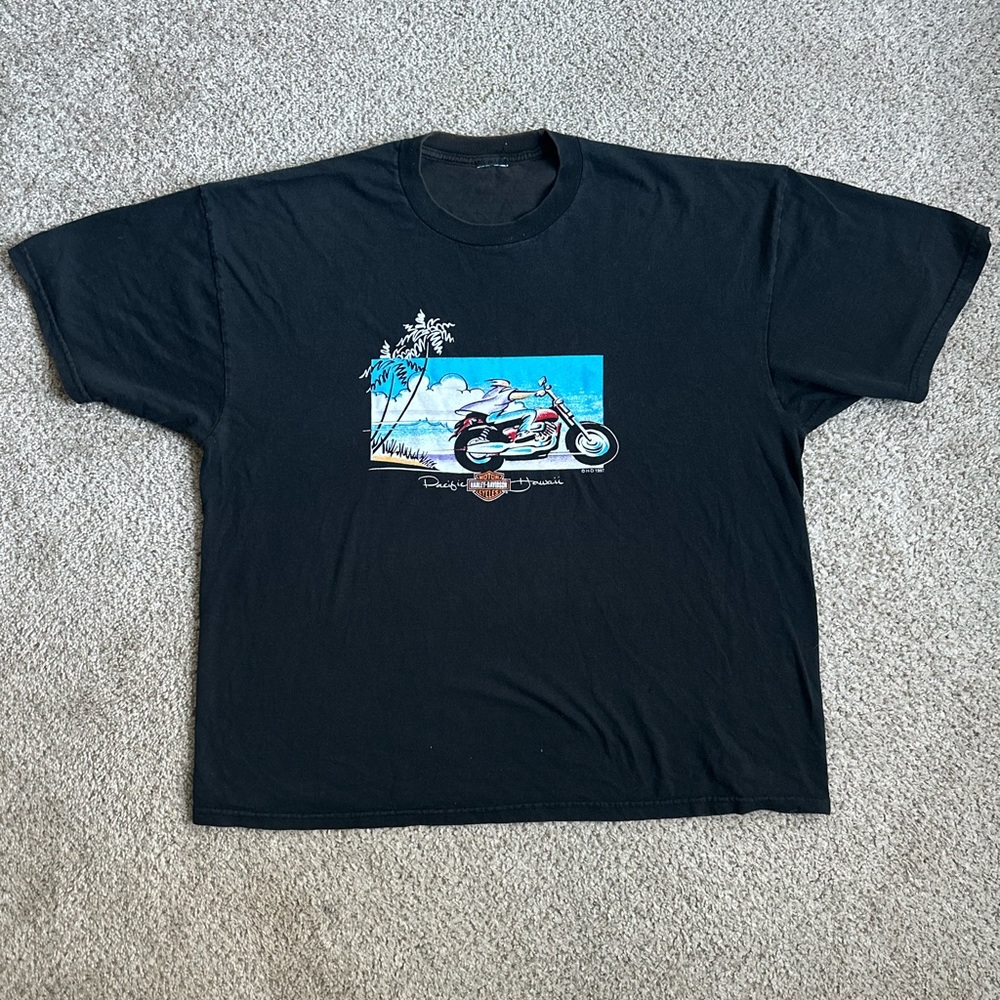 Vintage 1997 Harley Davidson Hawaii T-Shirt, Size XL